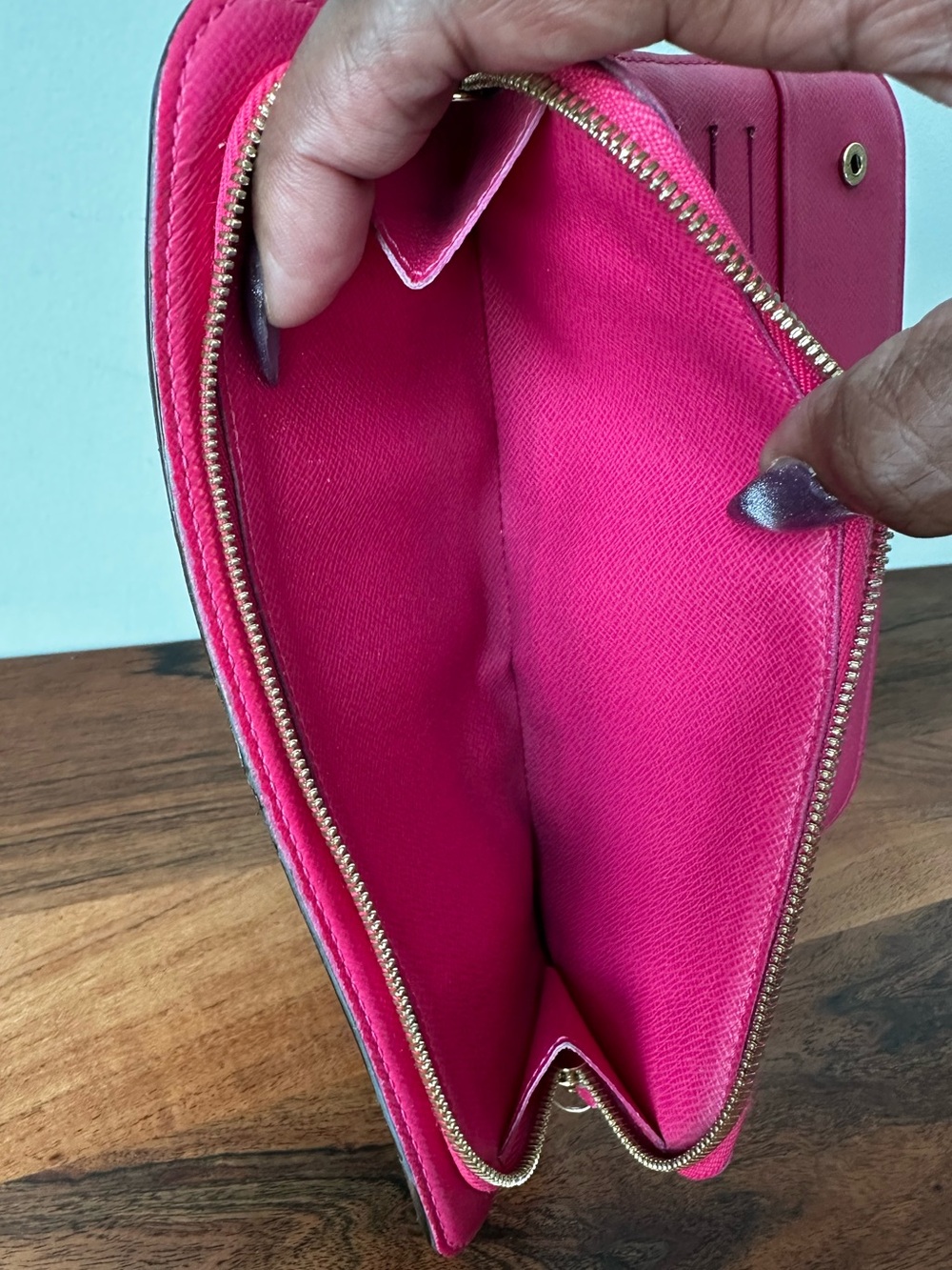 Louis Vuitton Monogram Insolite Long Wallet - Authentic - Picture 6 of 16